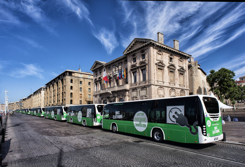 Autobús eléctrico de Irizar en Marsella