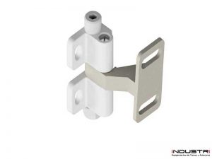 Custom manufacturing of hinges for doors for the disabled with interlocking for buses
