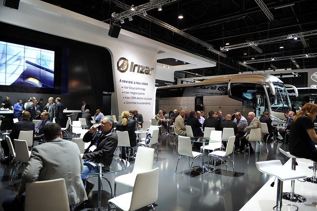 Stand de Irizar en la Busworld 2015