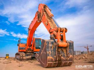 Rear view mirrors for excavators